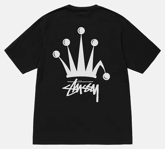 Stussy Regal Crown Tee Pigment Dyed "Black"（1905001）