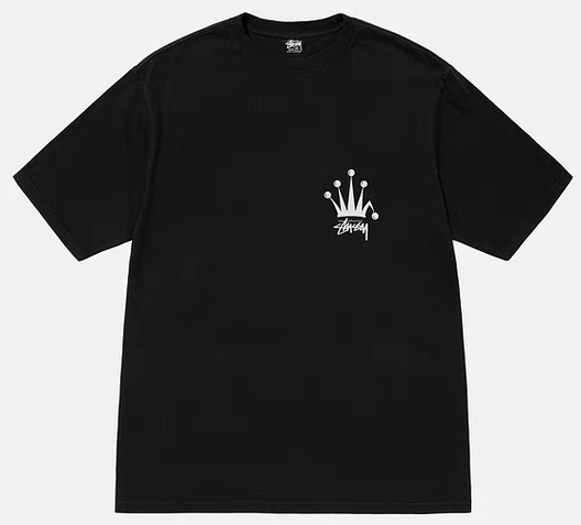 Stussy Regal Crown Tee Pigment Dyed "Black"（1905001）