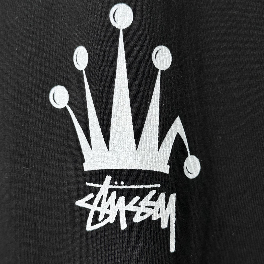 Stussy Regal Crown Tee Pigment Dyed "Black"（1905001）