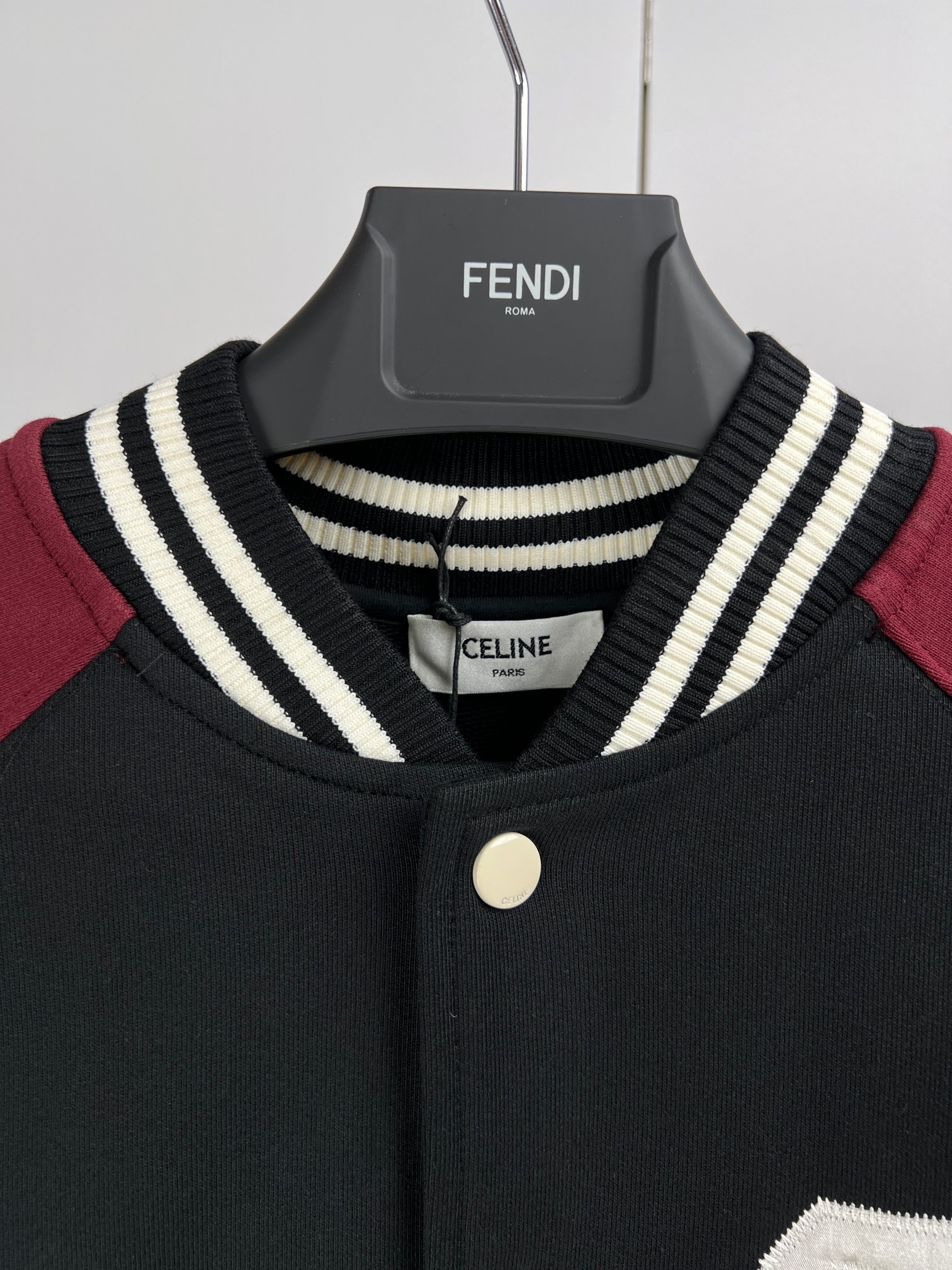 celine teddy jacket in cotton fleece (RY04K345F-38PF）