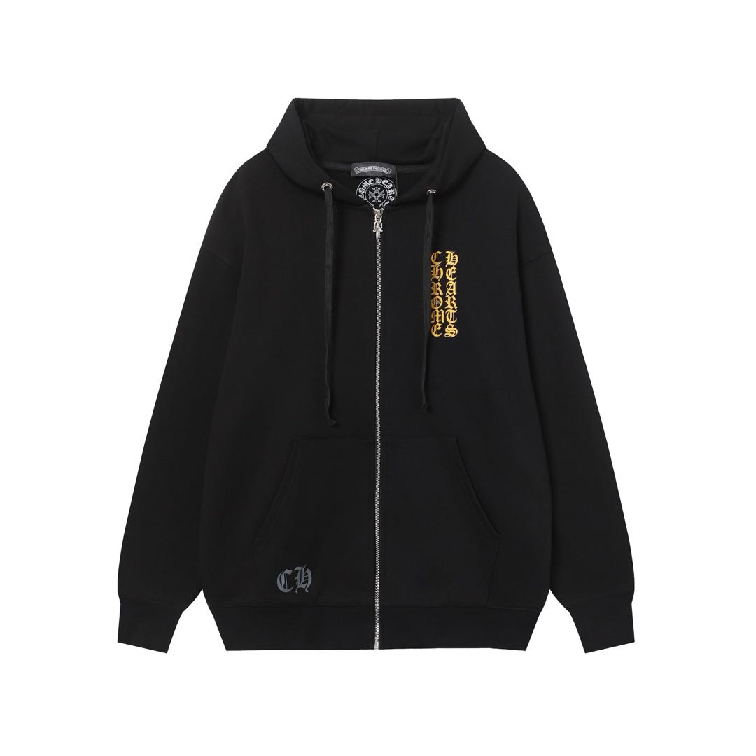 Chrome Hearts Zip Up Hoodie (CH-2004-79）