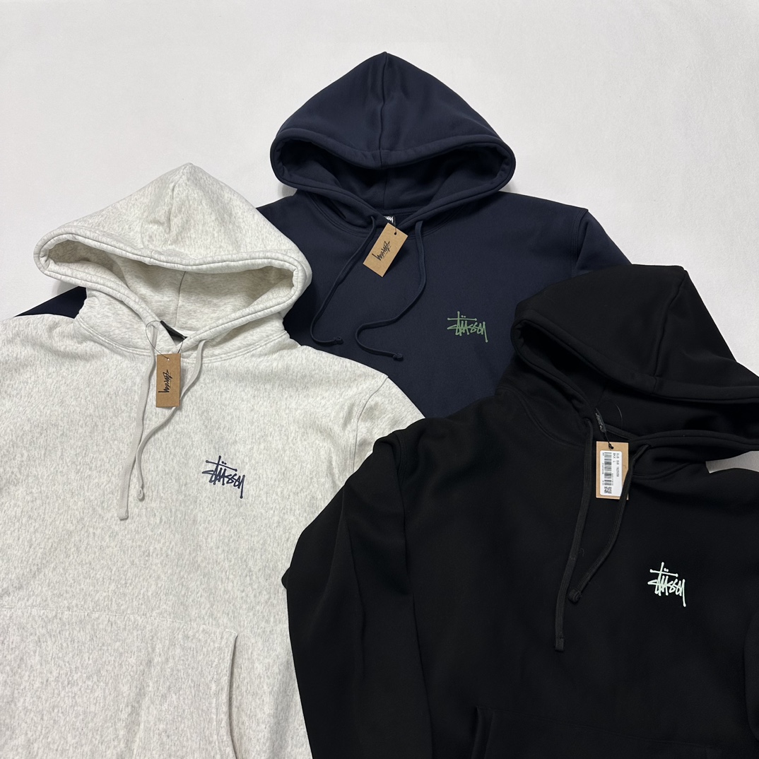 Stussy Built In Usa Hoodie "Ash Heather"（1925059）