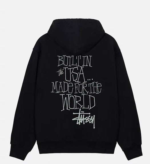 Stussy Built In Usa Hoodie "Ash Heather"（1925059）