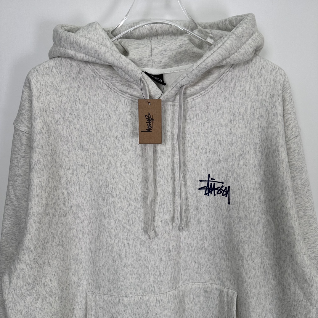 Stussy Built In Usa Hoodie "Ash Heather"（1925059）