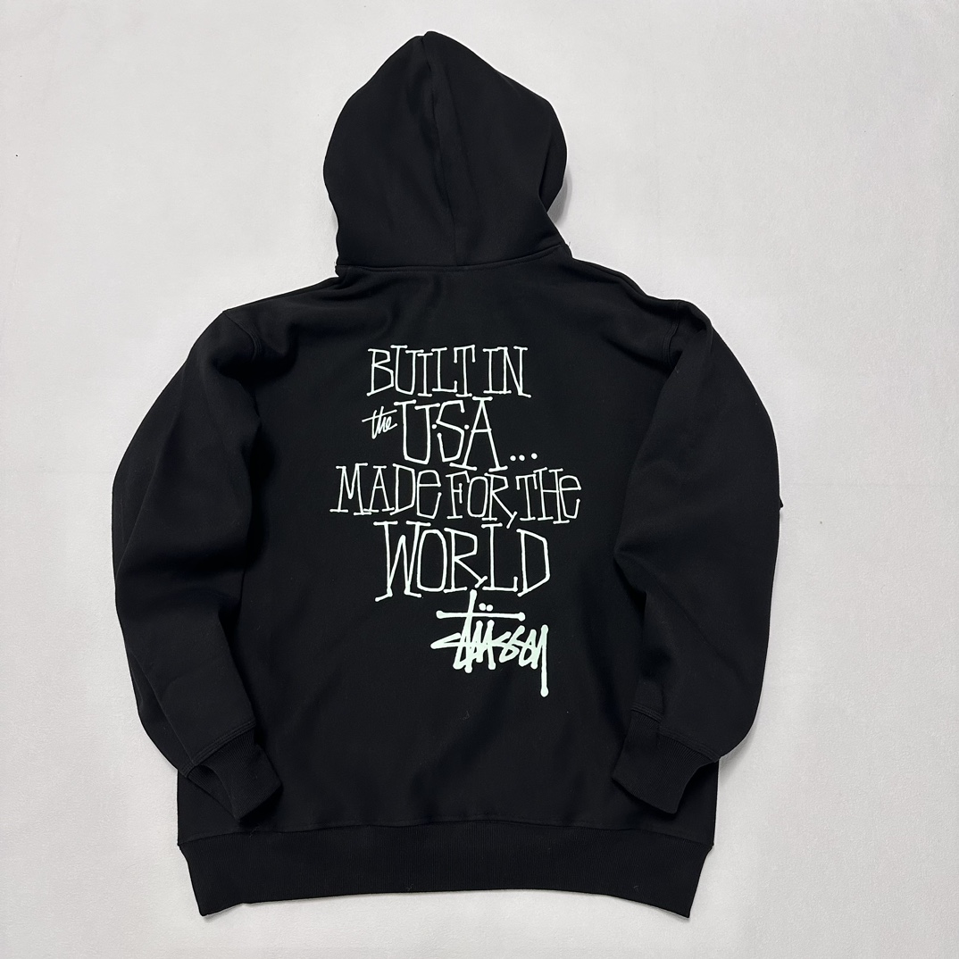 Stussy Built In Usa Hoodie "Ash Heather"（1925059）